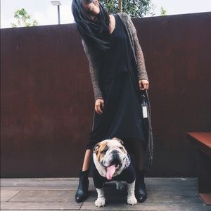 Staring at Stars - UO - Mesh-Stitch Maxi Cardigan